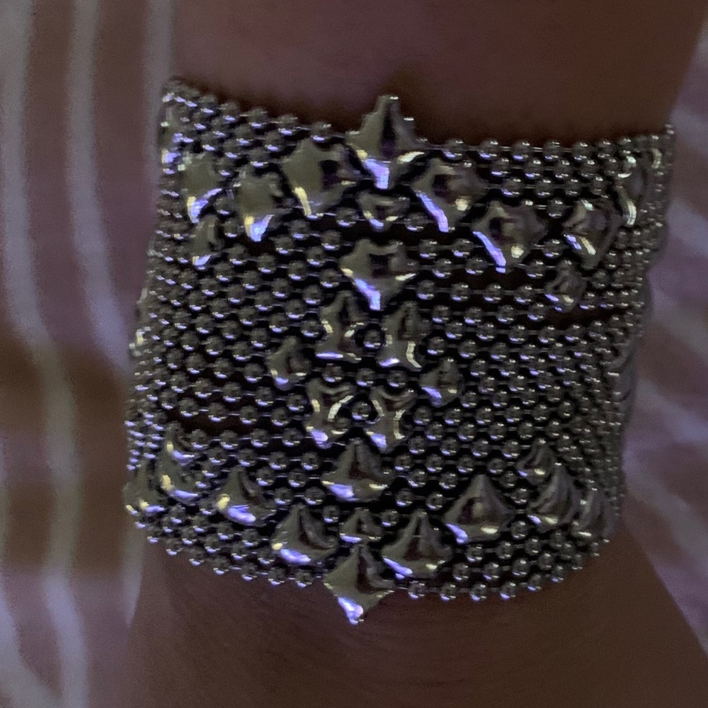 Sergio Gutierrez SG Liquid Metal snap bracelet